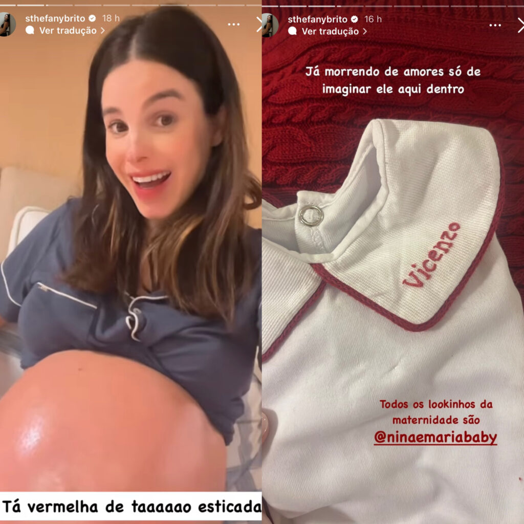 Sthefany Brito exibe barriga esticada e revela ansiedade à espera do 2º filho 1 Sthefany Brito exibe barriga esticada e revela ansiedade à espera do segundo filho