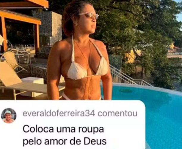 Preta Gil rebate críticas de caluniadores após publicar foto de biquíni: "Melhore, mulher" 2 Preta Gil rebate críticas de haters após publicar foto de biquíni Melhore, mulher