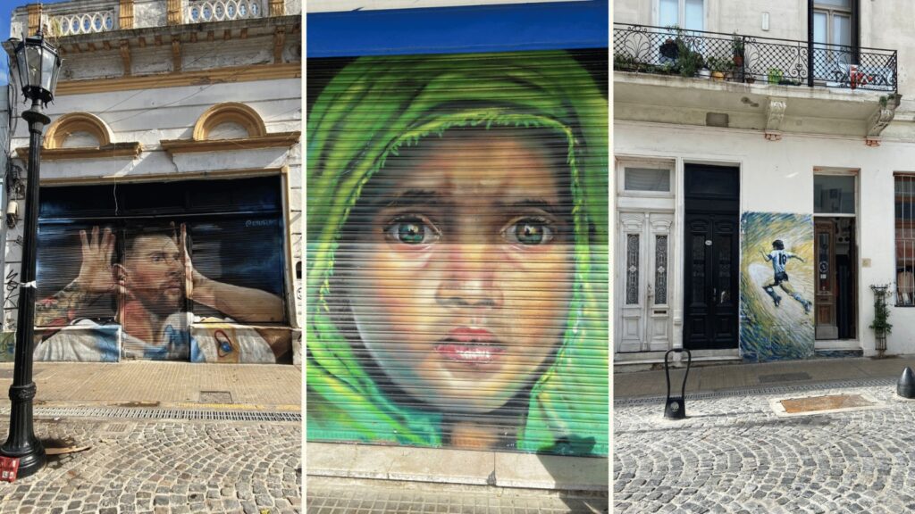 Dicas de pontos turísticos para conhecer em Buenos Aires 1 Arte urbana pelas ruas de Buenos Aires. Reproducao Aquivo pessoal