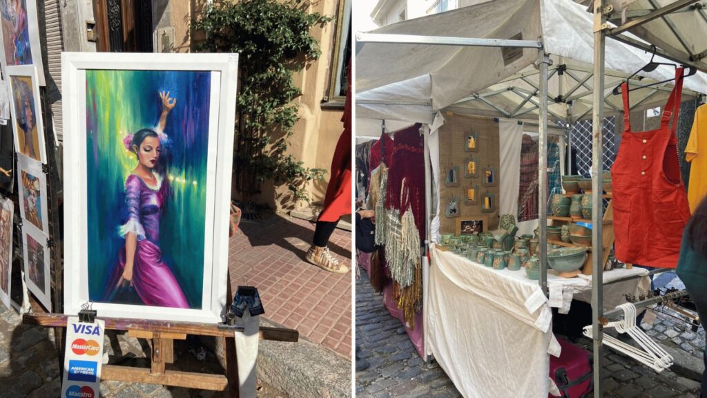 Dicas de pontos turísticos para conhecer em Buenos Aires 2 Feira de San Telmo. Reproducao Aquivo pessoal