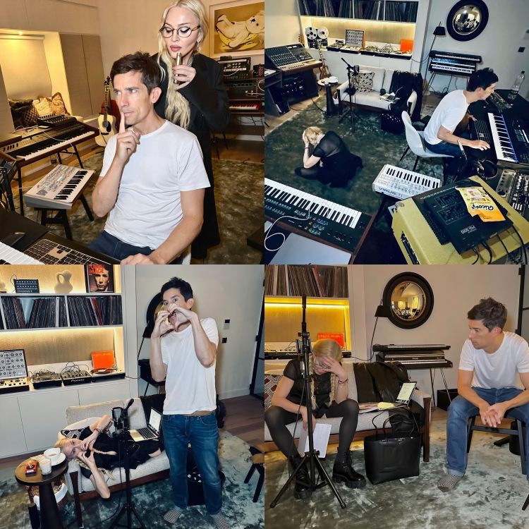Madonna anuncia retorno ao estúdio com Stuart Price, produtor do 'Confessions On a Dance Floor' em novas fotos 1 Madonna anuncia retorno ao estúdio junto com Stuart Price, produtor do 'Confessions On a Dance Floor' em novas fotos