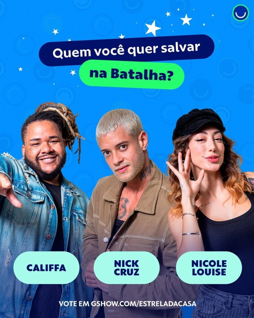 “Estrela da Casa”: Califfa é o terceiro eliminado 1 batalha
