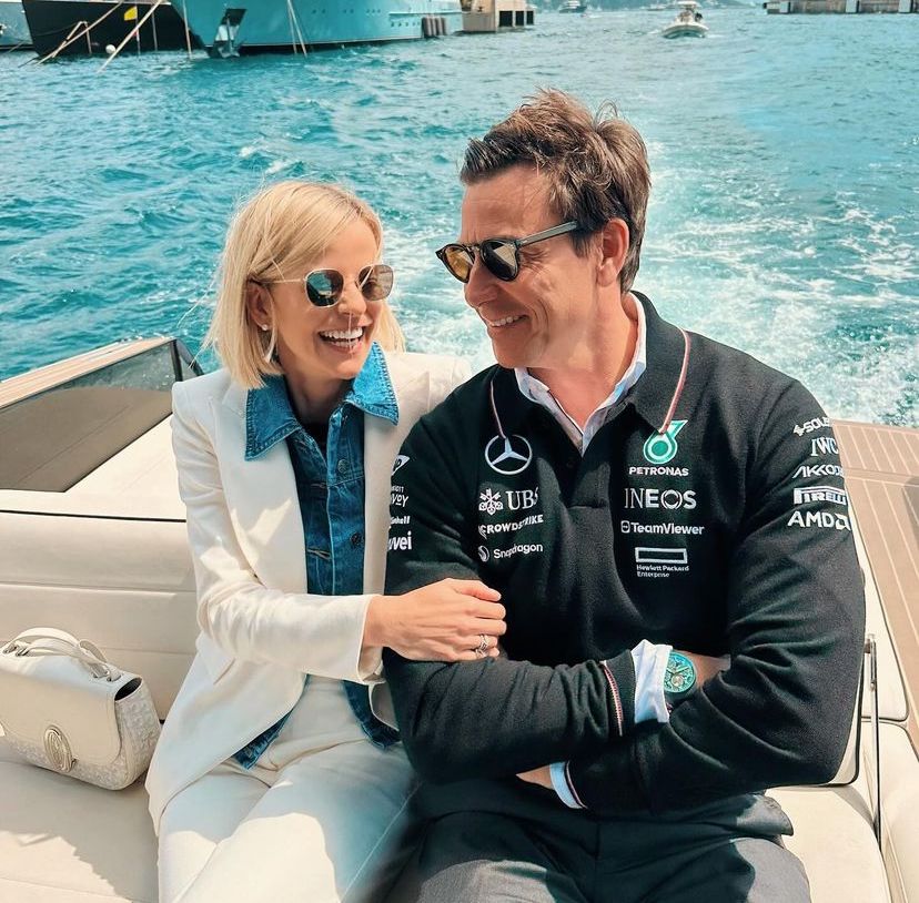 Toto Wolff fala sobre desafios de vida 2 Toto Wolff ao lado de sua esposa, Susie Wolff