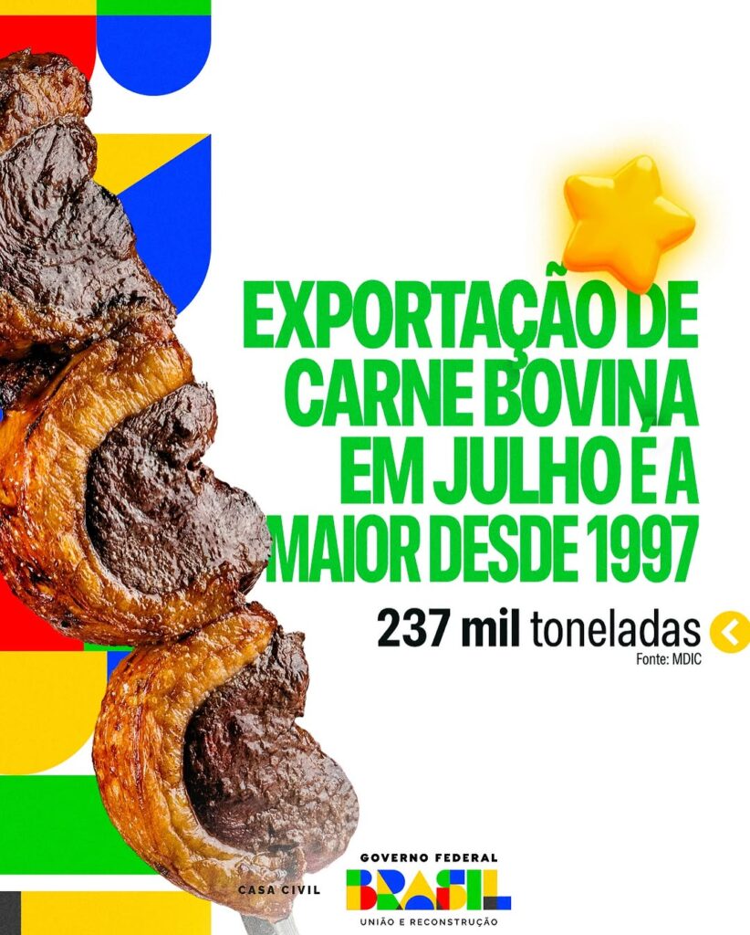 Governo brasileiro exige retratação do Carrefour após críticas à carne do Mercosul 1 governo