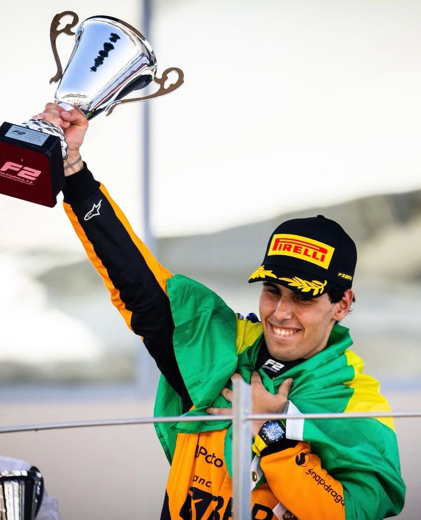 Gabriel Bortoleto é o campeão da Fórmula 2 e promete: “Vou representar o Brasil na F1” 1 Gabriel Bortoleto vence a F2 e está pronto pra F1