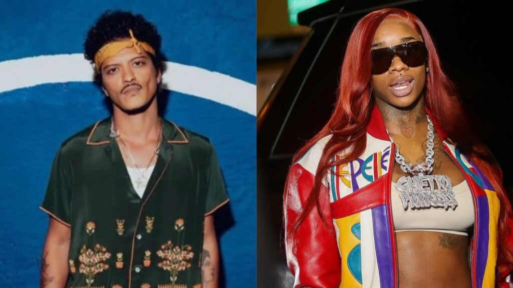 Bruno Mars revela prévia de parceria com Sexyy Red 1 Bruno Mars e Sexyy Red: um feat inesperado