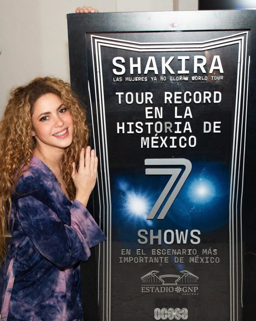 Shakira quebra recordes já no início de sua turnê 1 shakira
