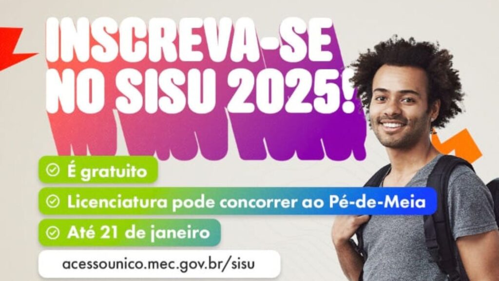 Sisu 2025: inscrições abrem nesta sexta-feira para acesso ao ensino superior 1 sisu 2025