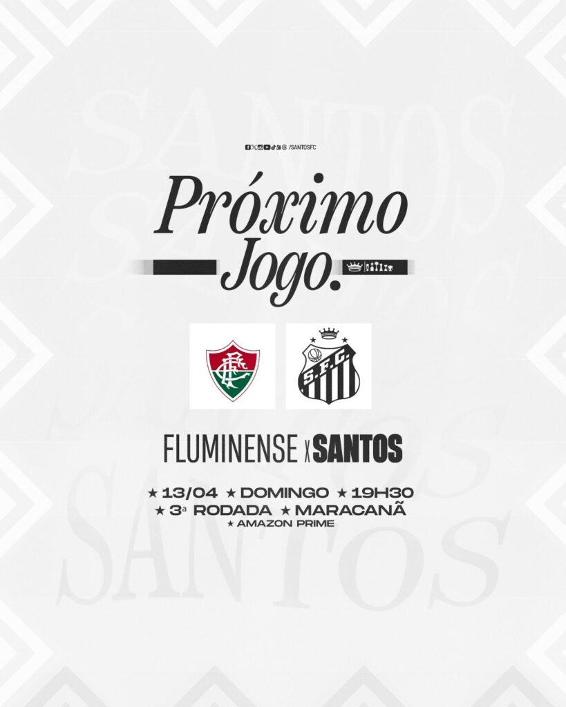 Após 1 mês fora, Neymar reforça o Santos em confronto contra o Fluminense 1 fluxsantos