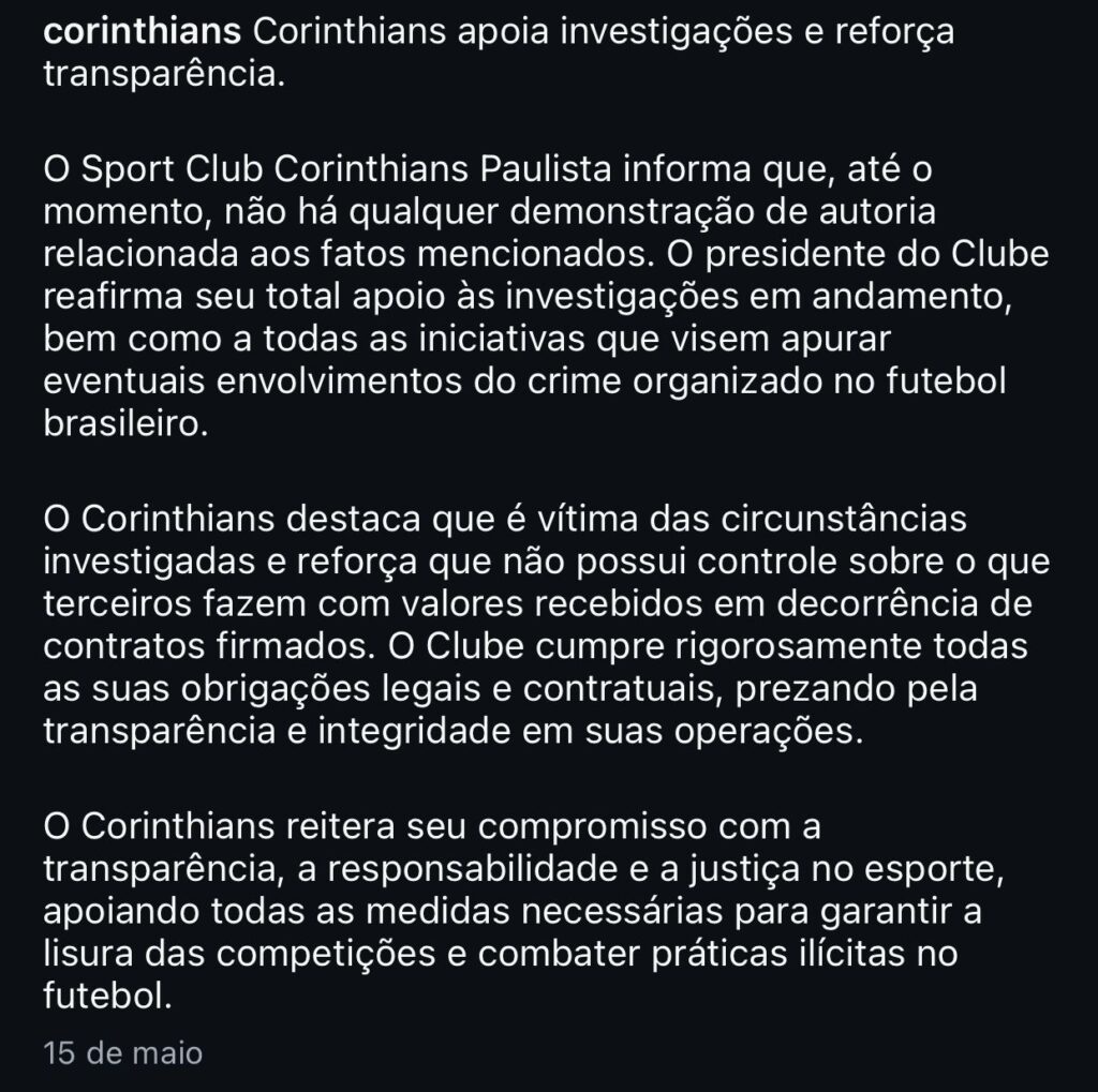 Corinthians, Augusto Melo enfrenta votação de impeachment nesta segunda-feira (26) 1 Augusto