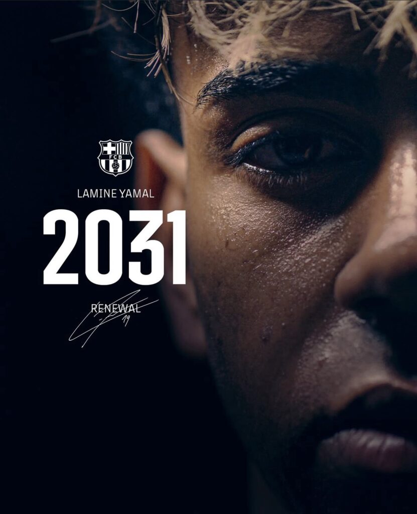 Lamine Yamal se torna o jogador mais bem pago do Barcelona com renovação até 2031 1 Lamine Yamal