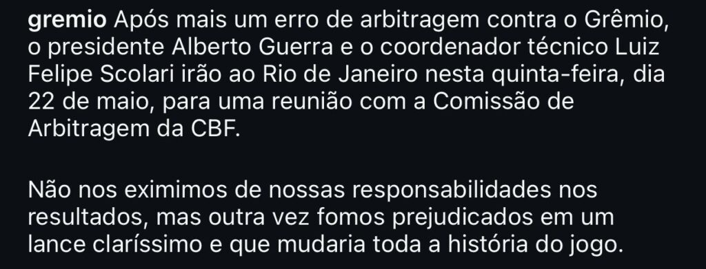 CBF divulga áudio do VAR em gol anulado do Grêmio contra o CSA na Copa do Brasil 1 CBF Grêmio