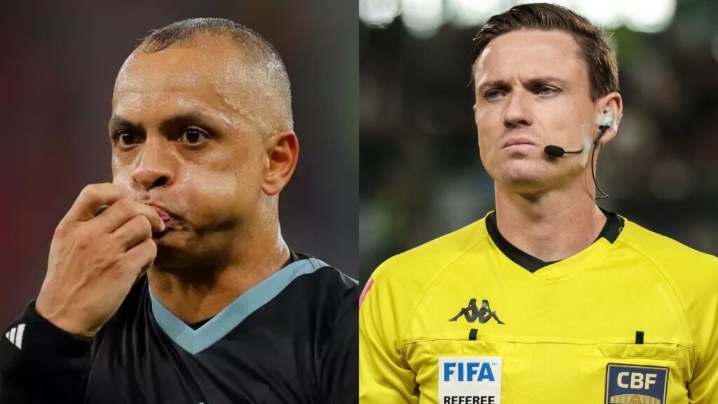 Árbitros brasileiros no Mundial de Clubes: Wilton Pereira Sampaio e Ramon Abatti Abel, respectivamente. (Foto: reprodução/Pinterest)