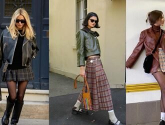 Grunge na área: saia xadrez dos anos 90 retorna