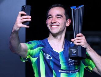 Hugo Calderano conquista bicampeonato no WTT Contender ao vencer por 4 sets a 2