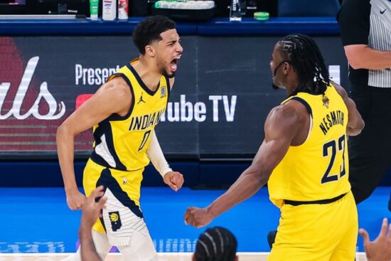 Haliburton garante virada histórica dos Pacers sobre o Thunder no Jogo 1 das Finais da NBA