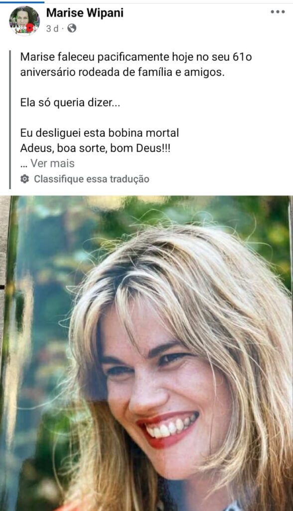 Aos 61 anos