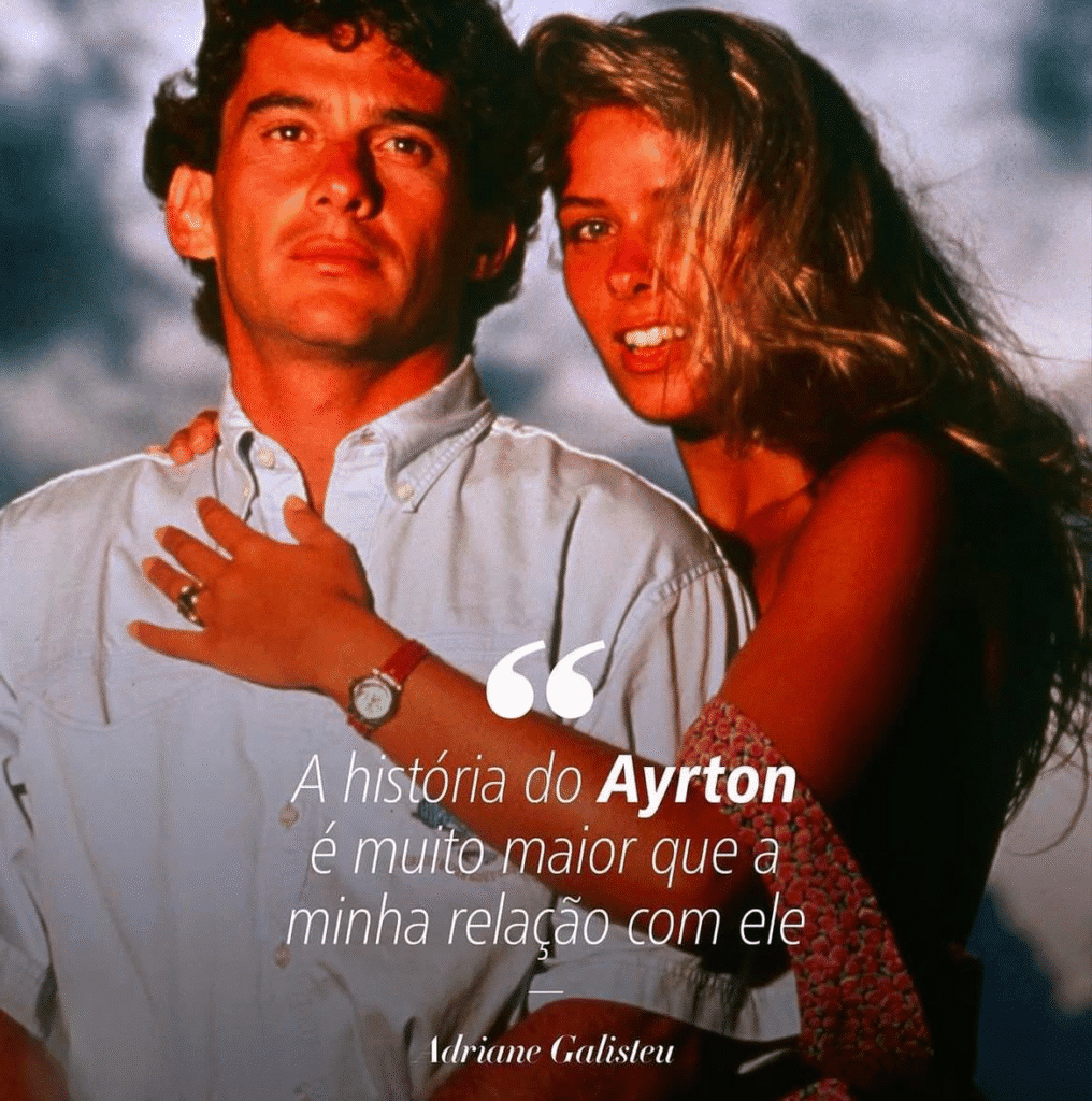 Adriane Galisteu relembra como foi apagada pela família de Senna