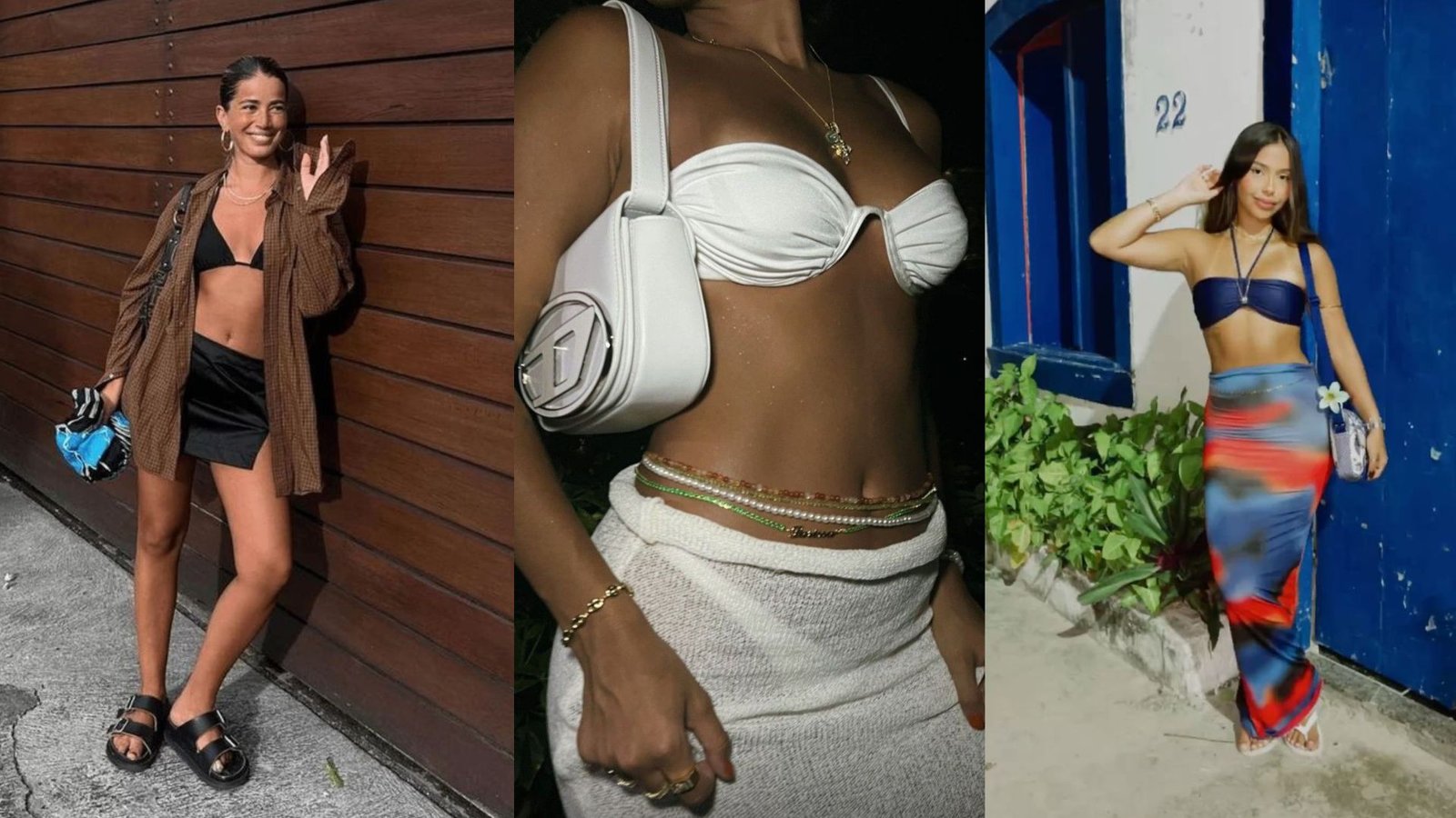 Biquíni: a peça do verão no seu look do dia a dia (Imagem: reprodução/Pinterest)