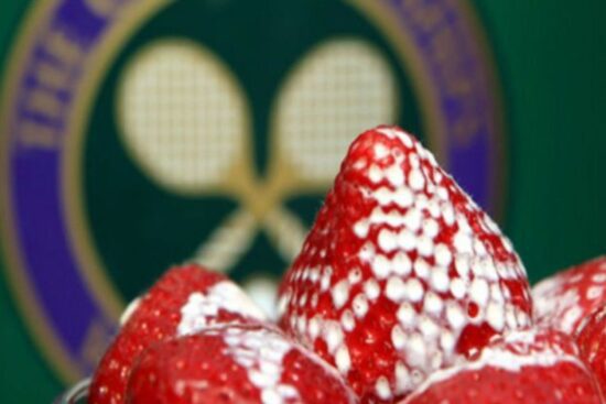 Morango com creme de Wimbledon tem preço reajustado