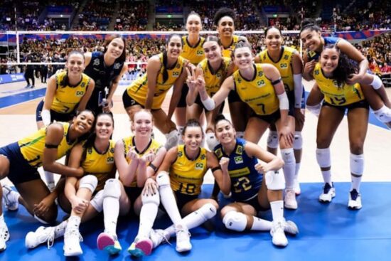 Vôlei feminino: Brasil busca vaga na semifinal da Liga das Nações 2025 em revanche contra a Alemanha