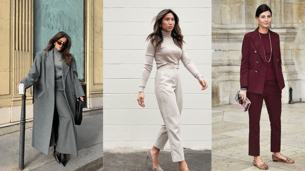 Looks Monocromáticos: Elegância e praticidade