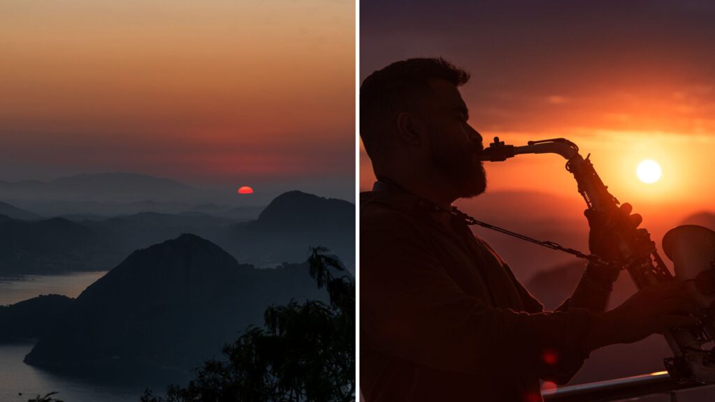 Amanhecer no Parque Bondinho Pão de Açúcar