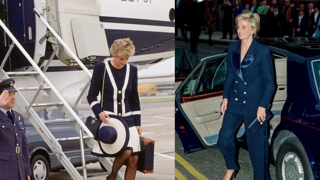 Princesa Diana usa Armani para transmitir sua imagem desejada.