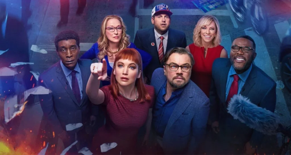 "Não olhe para cima" foi lançado em 2021. (Foto: divulgação/@netflix)