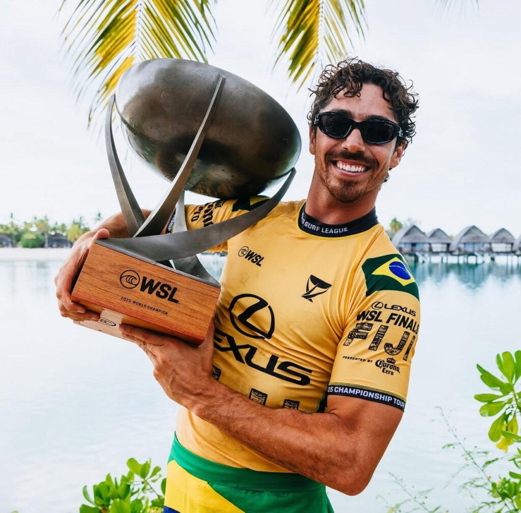Yago Dora conquista WSL 2025 inspirado em Ronaldo Fenômeno