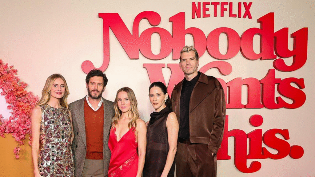 Parte do elenco de “Ninguém Quer” na tão esperada pré estreia