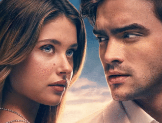 Imagem mostra poster de "Minha Culpa, com os atores Nicole Wallace (mulher, cabelos lisos, olhos claros) e Gabriel Guevara (homem, cabelos castanhos)